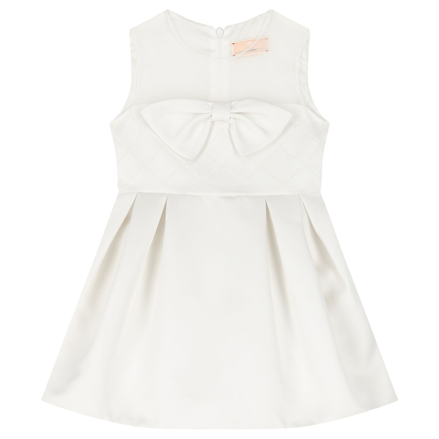 Girls Ivory Embellished Dress, 1, hi-res image number null