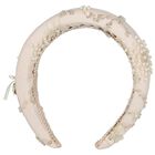 Girls Pink Sequin Flower Headband, 2, hi-res