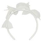 Girls White Flower Headband, 1, hi-res