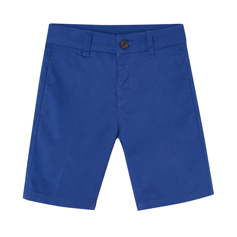 Boys Blue Twill Shorts, 2, hi-res image number null
