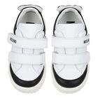 Black & White Teddy Bear Trainers, 1, hi-res