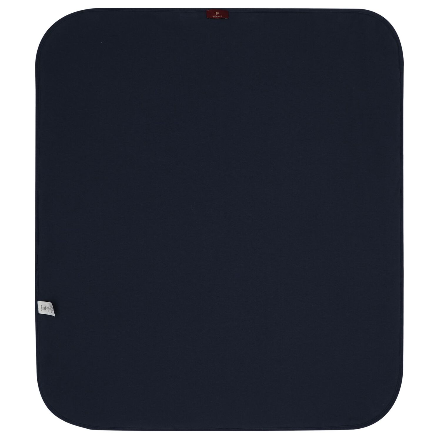 Baby Boys Navy Blue & White Logo Baby Blanket, 3, hi-res