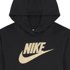 Boys Black Logo Hooded Top, 2, hi-res