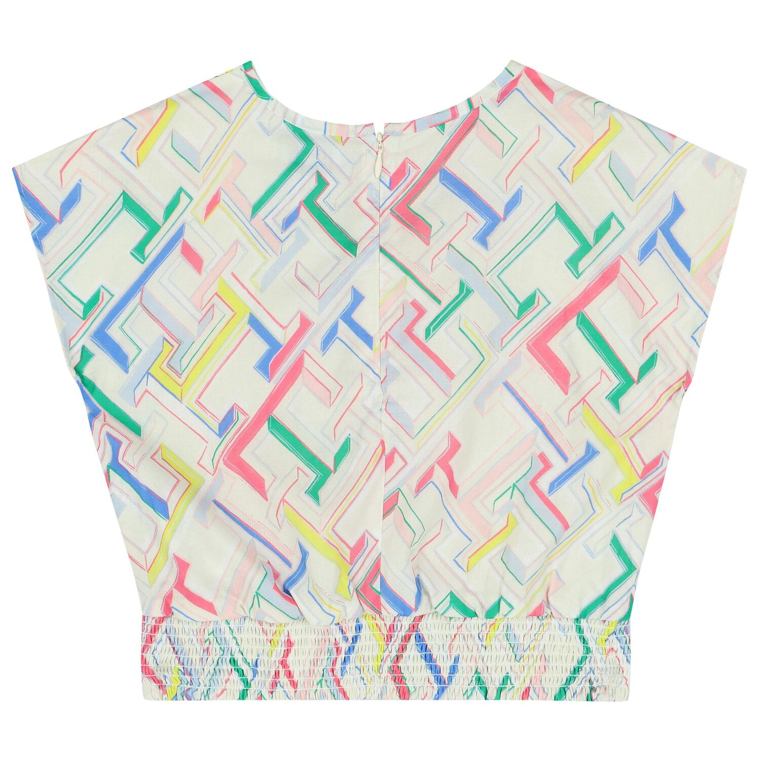 Girls Ivory Logo T-Shirt, 1, hi-res