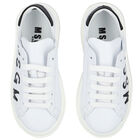 White Logo Trainers, 1, hi-res