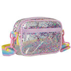 Girls Transparent Glitter Bag, 1, hi-res