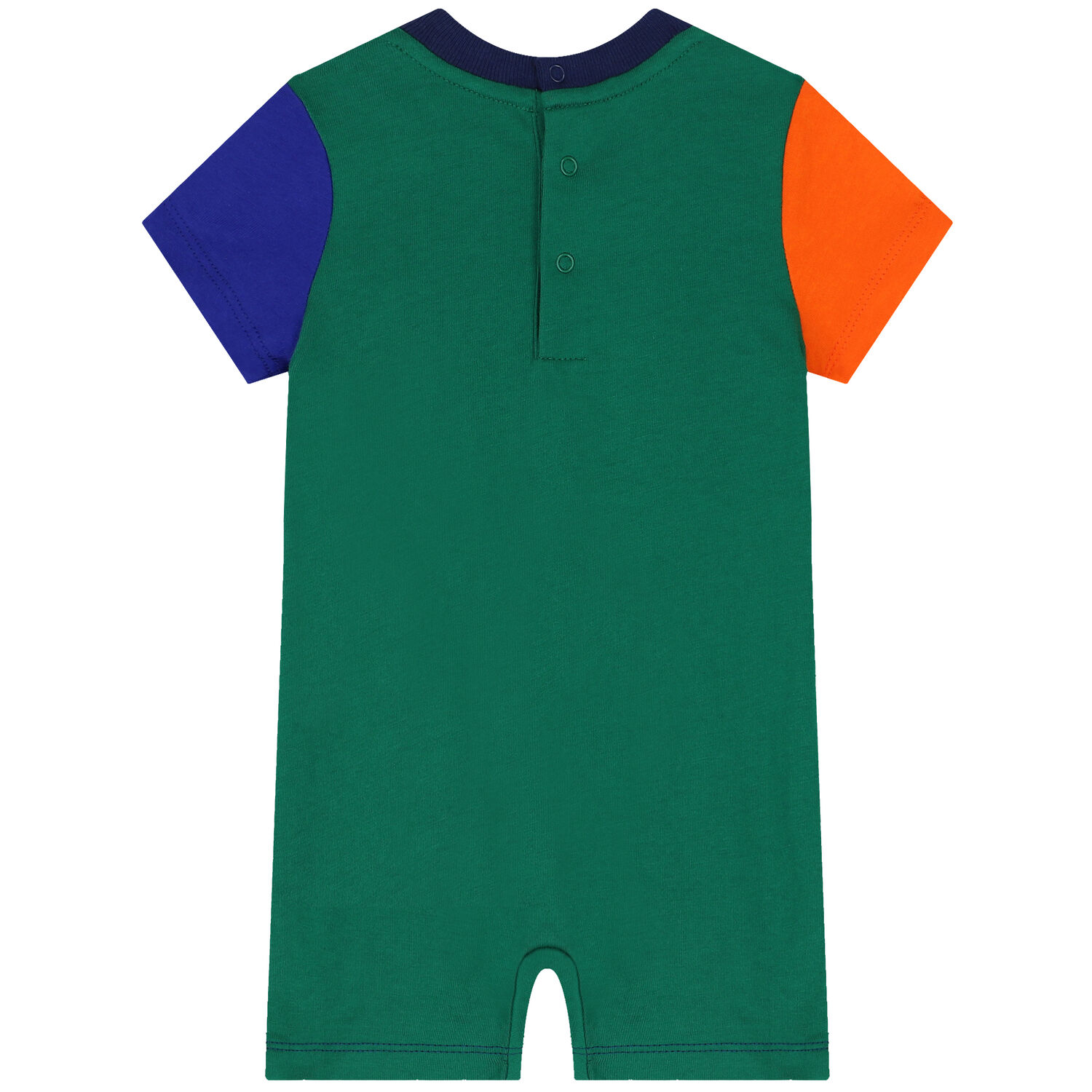 Baby Boys Multi-Coloured Logo Romper, 1, hi-res