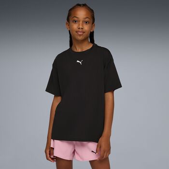 Girls Black Logo T-Shirt