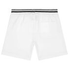 Boys Black & White Logo Shorts Set, 1, hi-res