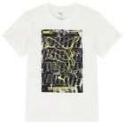 Boys White Logo T-Shirt, 2, hi-res