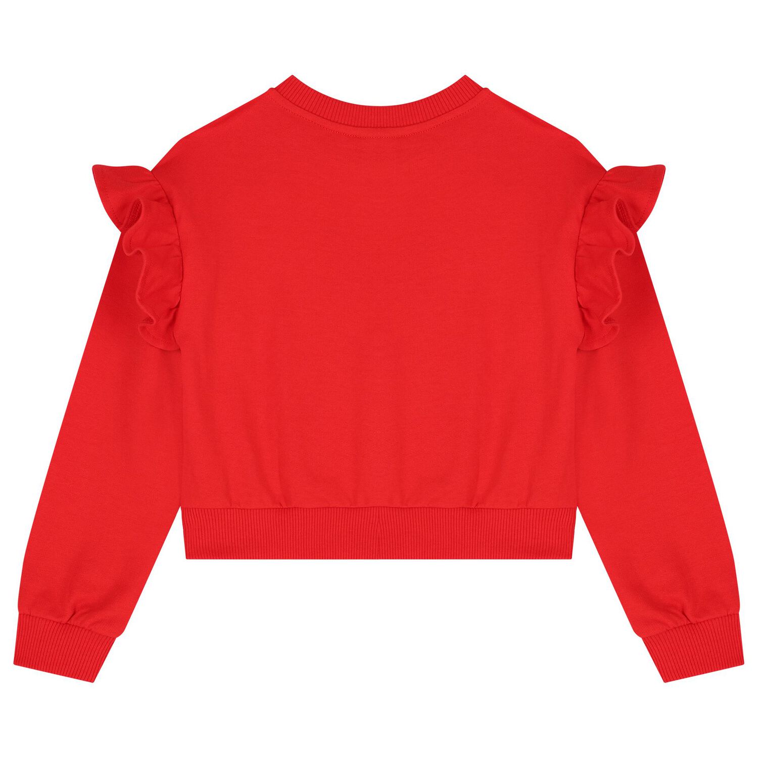 Girls Red Teddy Bear Logo Sweatshirt, 1, hi-res image number null