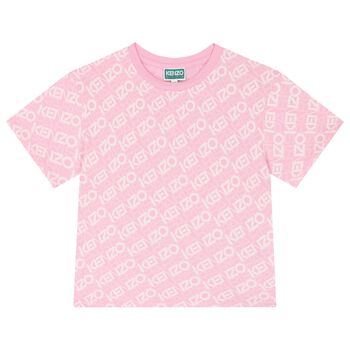 Girls Pink Logo T-Shirt