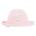 Baby Girls Pink & White Logo Reversible Logo Hat, 1, hi-res