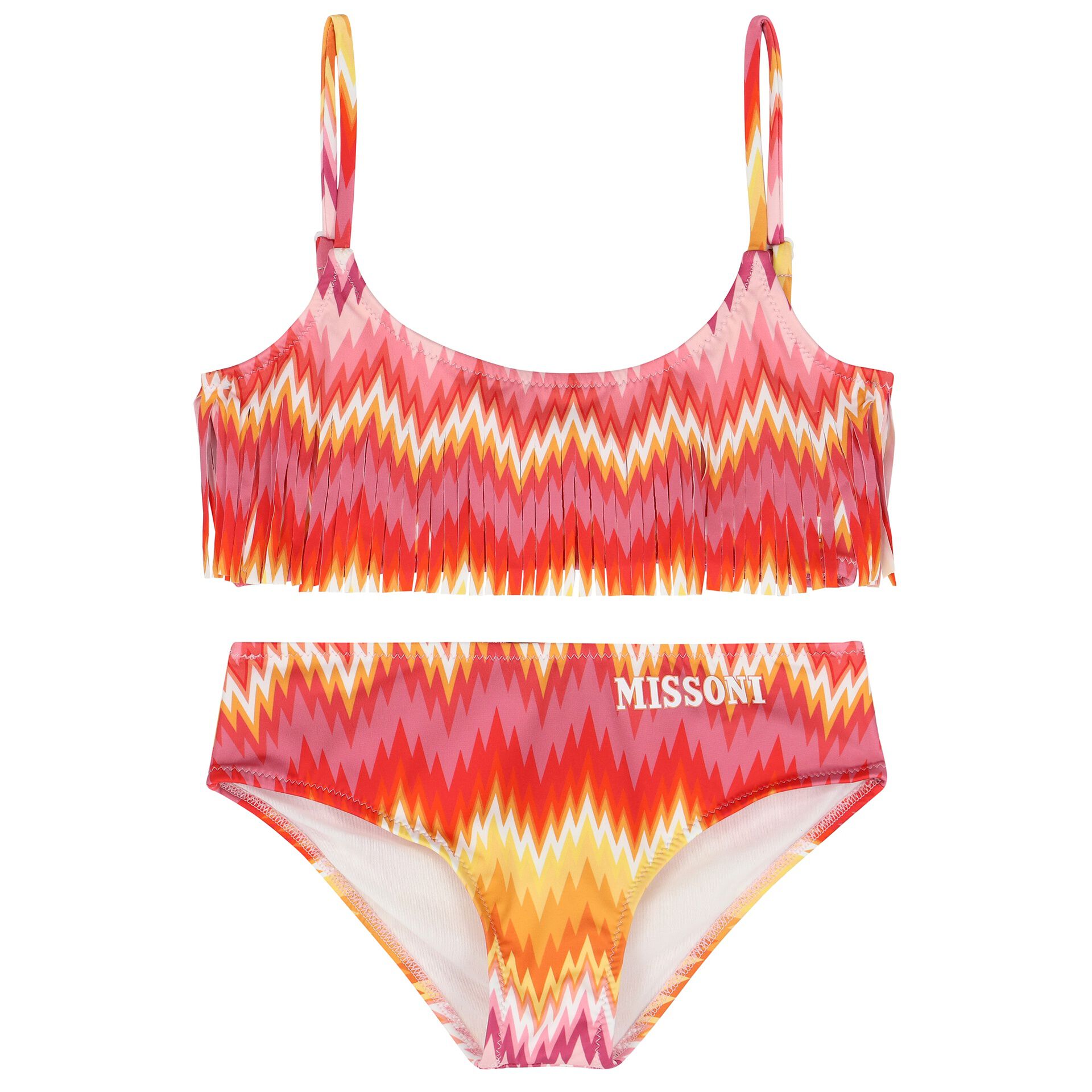 Orange and pink bikini shop