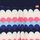 Girls Navy Blue & Pink Leggings, 1, hi-res