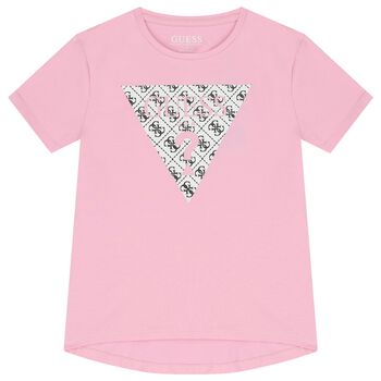 Girls Pink Logo T-Shirt