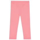 Younger Girls Pink Leggings, 1, hi-res