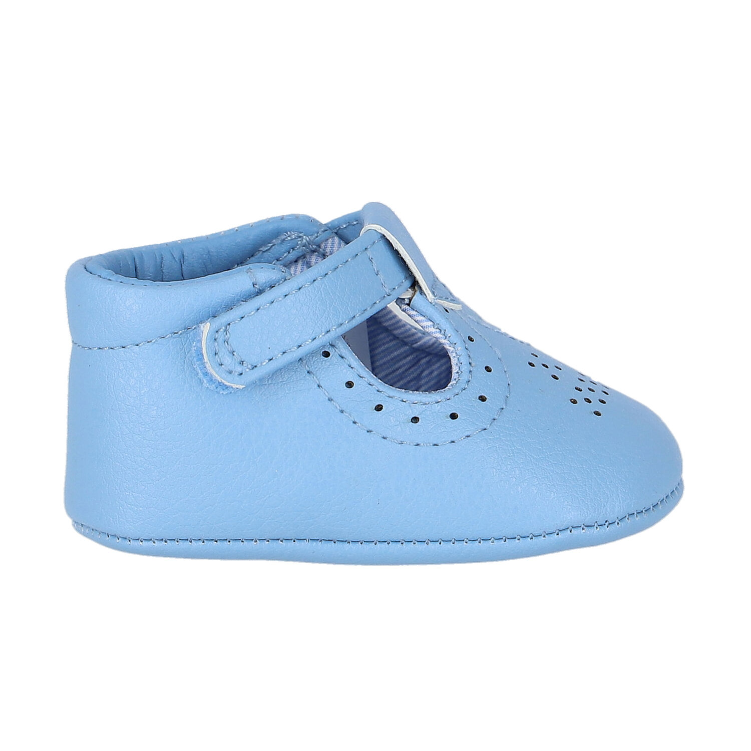 Baby Boys Blue Pre Walker Shoes, 4, hi-res image number null