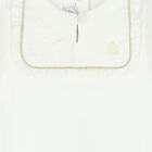 Baby Ivory  & Gold Babygrow, 1, hi-res