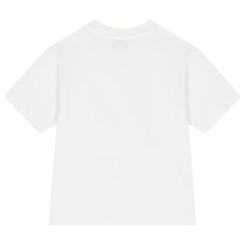 Boys White Belt Bag T-Shirt