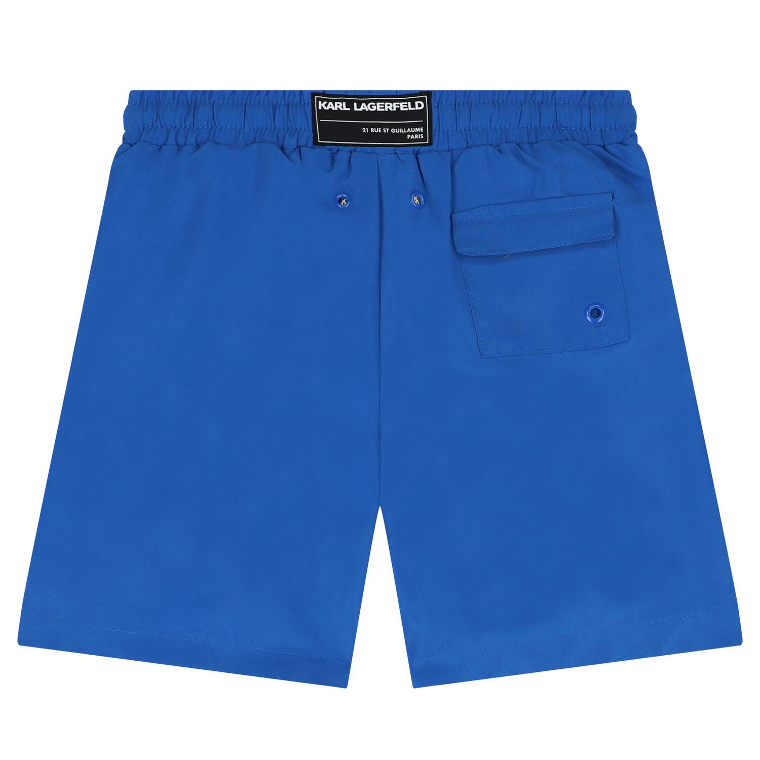 Boys Blue Logo Swim Shorts, 1, hi-res image number null