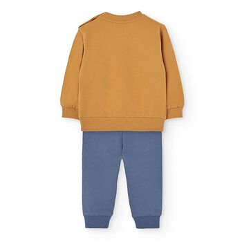 Boys Yellow & Blue Tracksuit, 1 Boys Yellow & Blue Tracksuit