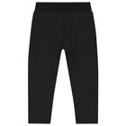 Younger Boys Black Logo Tracksuit, 1, hi-res