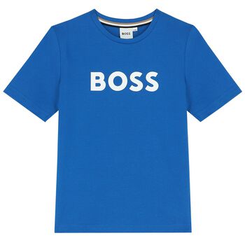Boys Blue Logo T-Shirt