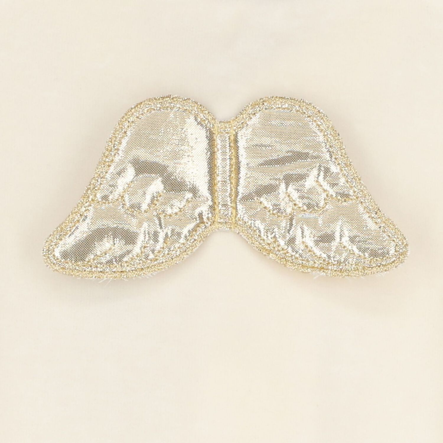 Ivory Wings Velour Babygrow, 1, hi-res