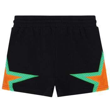 Boys Black Star Shorts