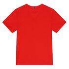 Boys Red Logo T-Shirt, 2, hi-res