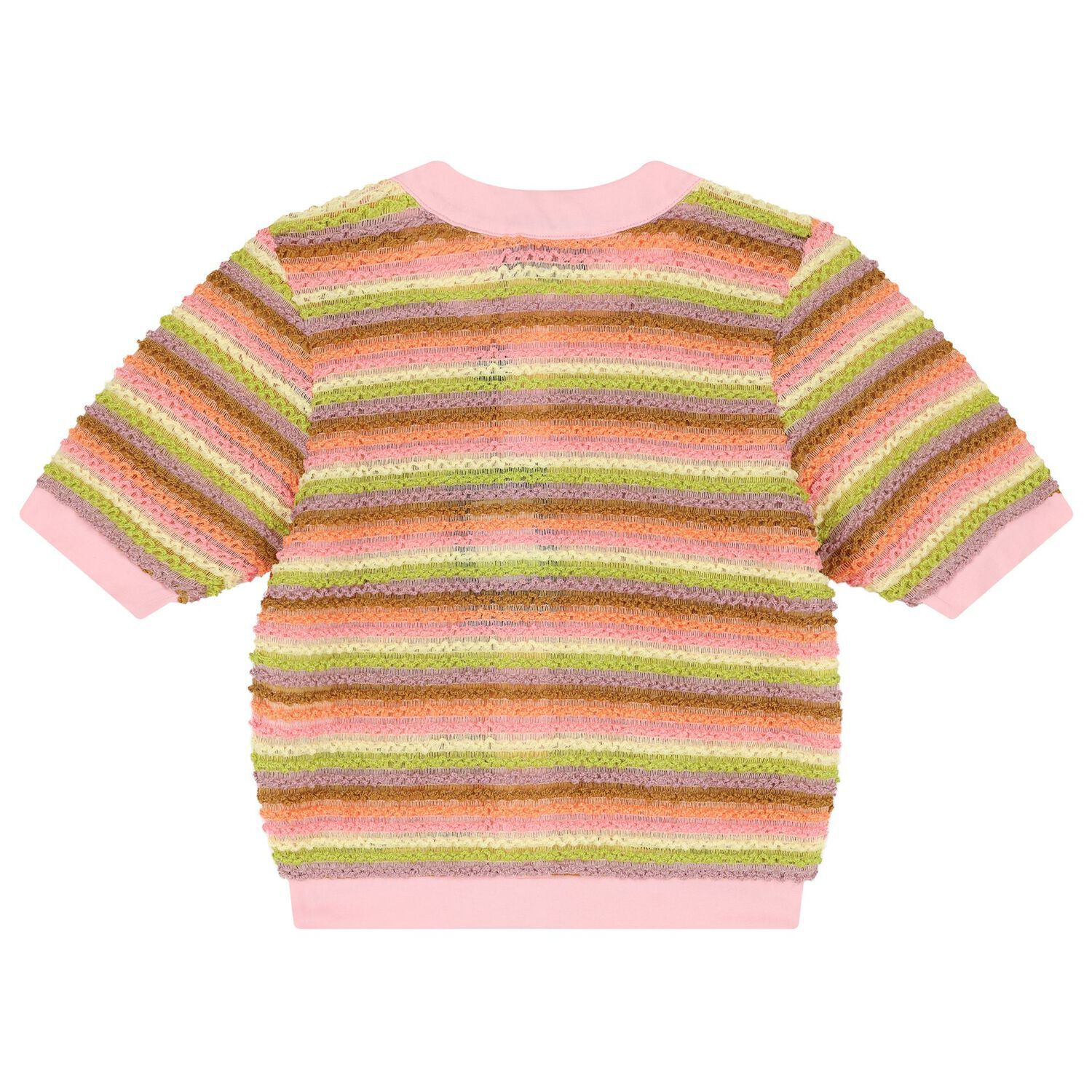Girls Multi-Coloured Crochet Top, 1, hi-res image number null