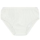 Baby Girls White Tulle Dress Set, 1, hi-res