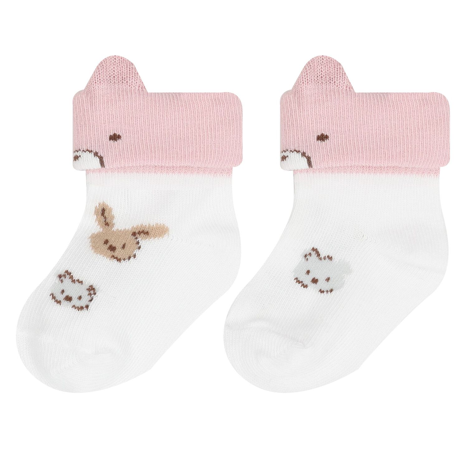 Baby Girls White & Pink Romper Gift Set, 1, hi-res