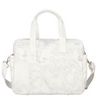 White Geo Map Baby Changing Bag, 2, hi-res