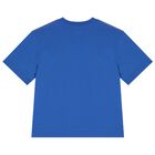 Boys Blue Logo T-Shirt, 6, hi-res
