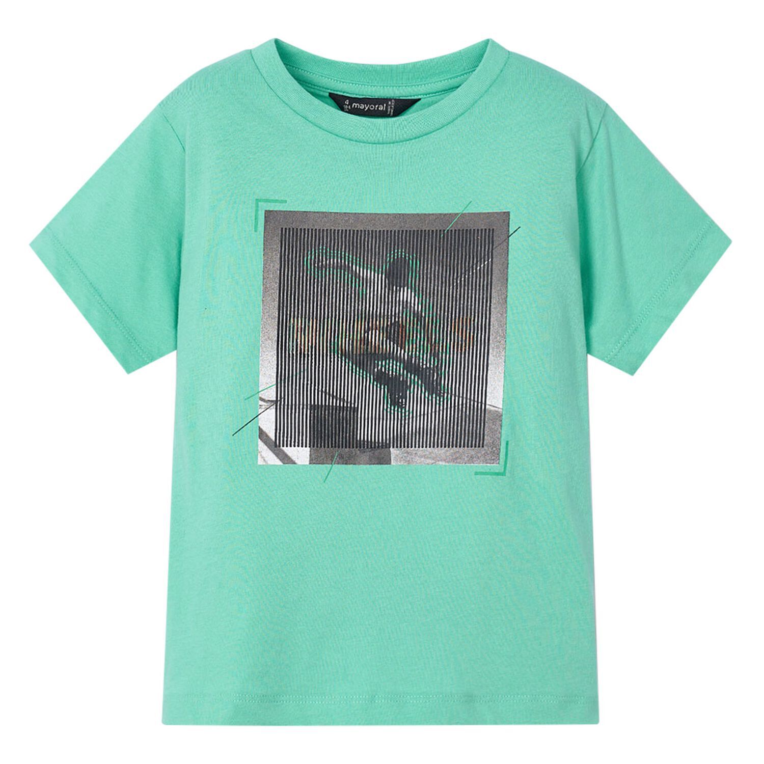 Boys Green Lenticular Print T-Shirt, 2, hi-res image number null