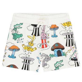 Boys Ivory Bunnies Shorts