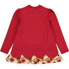 Girls Red & Ivory Crown Leggings Set, 1, hi-res