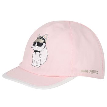 Baby Girls Pink Choupette Cap