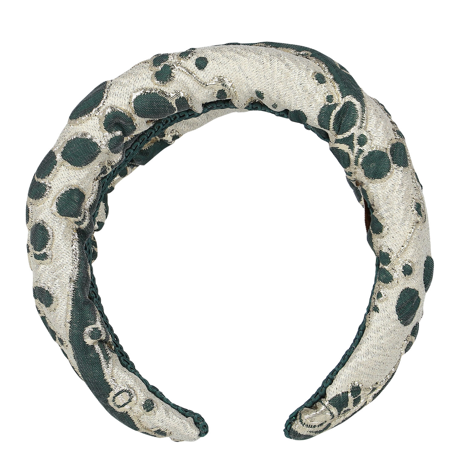 Gold and Green Headband, 1, hi-res image number null