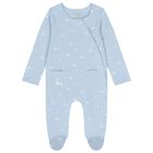 Baby Boys Blue & White Babygrow Gift Set, 3, hi-res