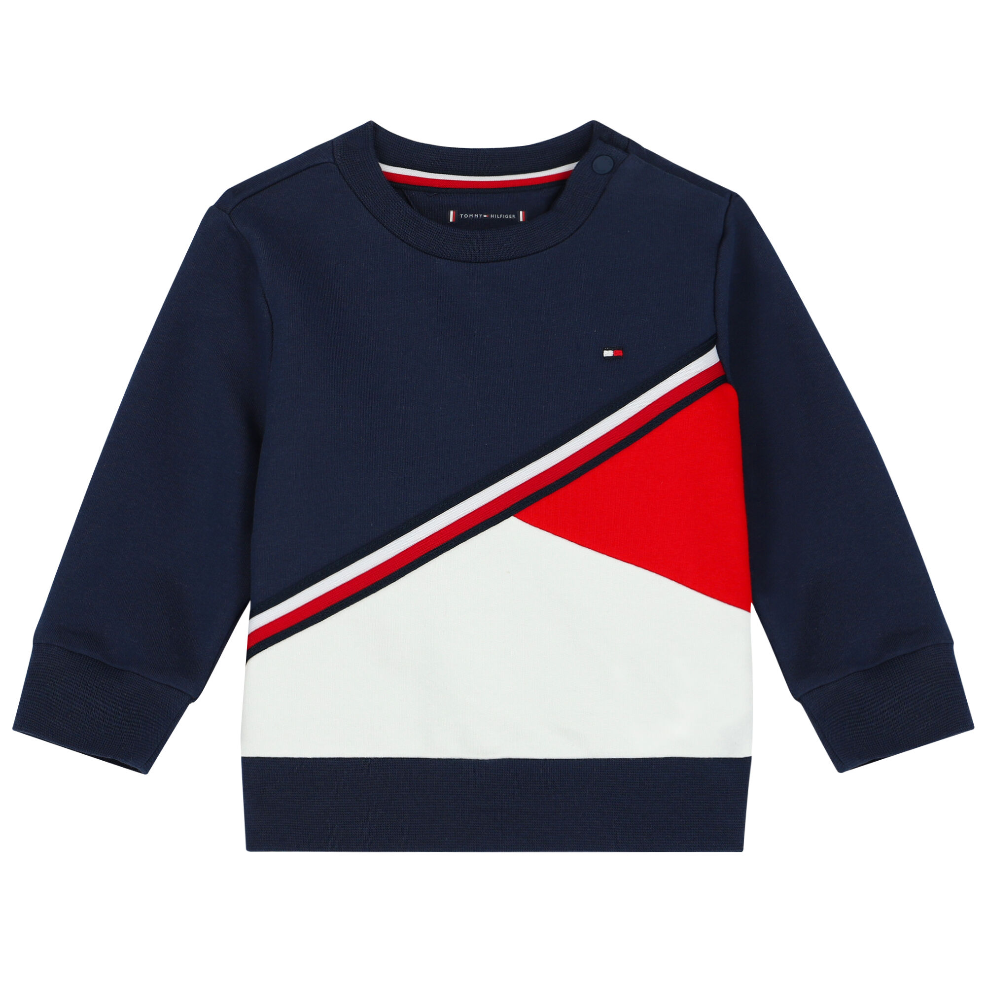 Tommy Hilfiger Baby Boys Navy White Red Sweatshirt Junior Couture UK