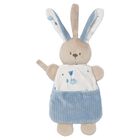 Baby Boys Blue, Beige & White Baby Pacifier Holder, 3, hi-res