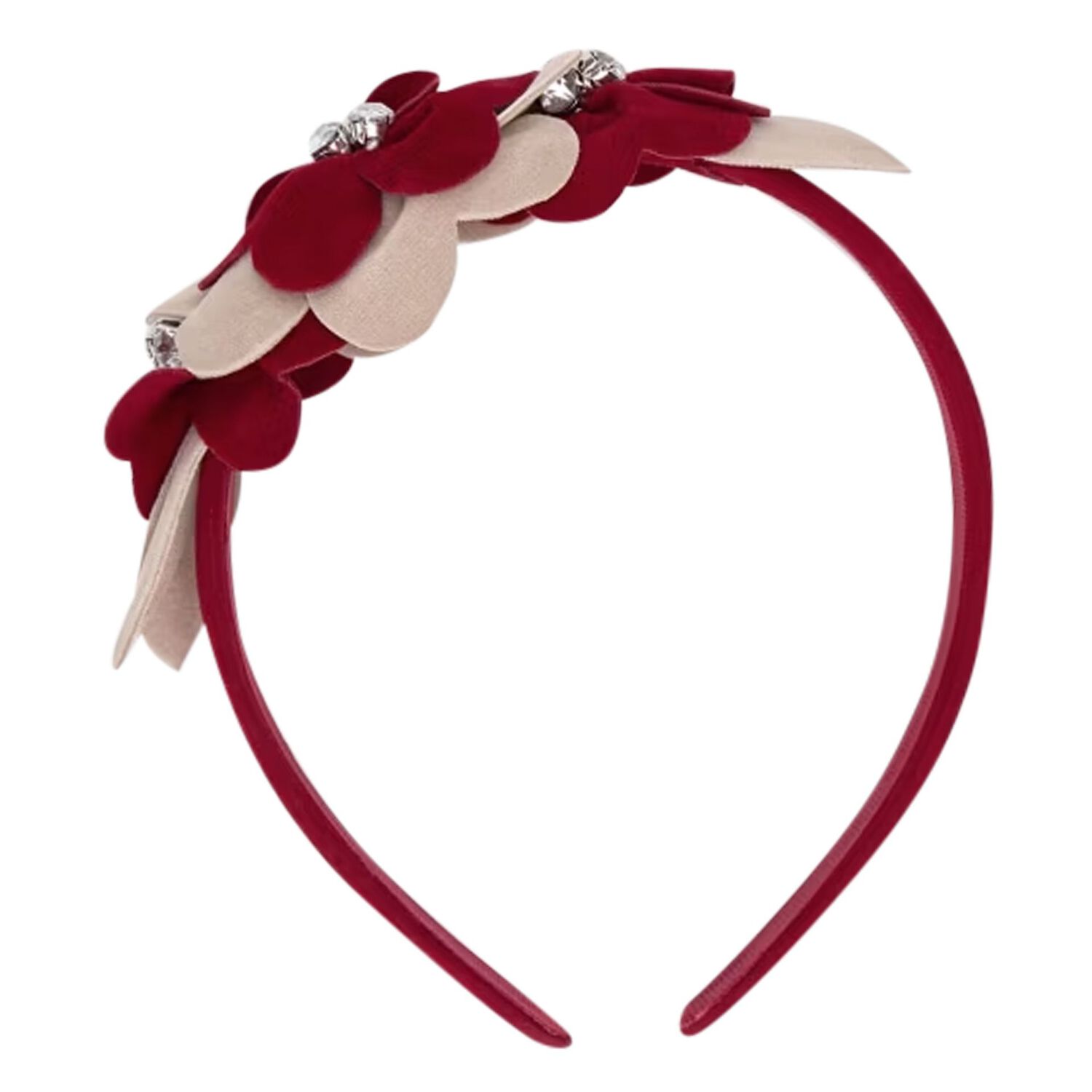 Girls Red Flower headband, 3, hi-res image number null