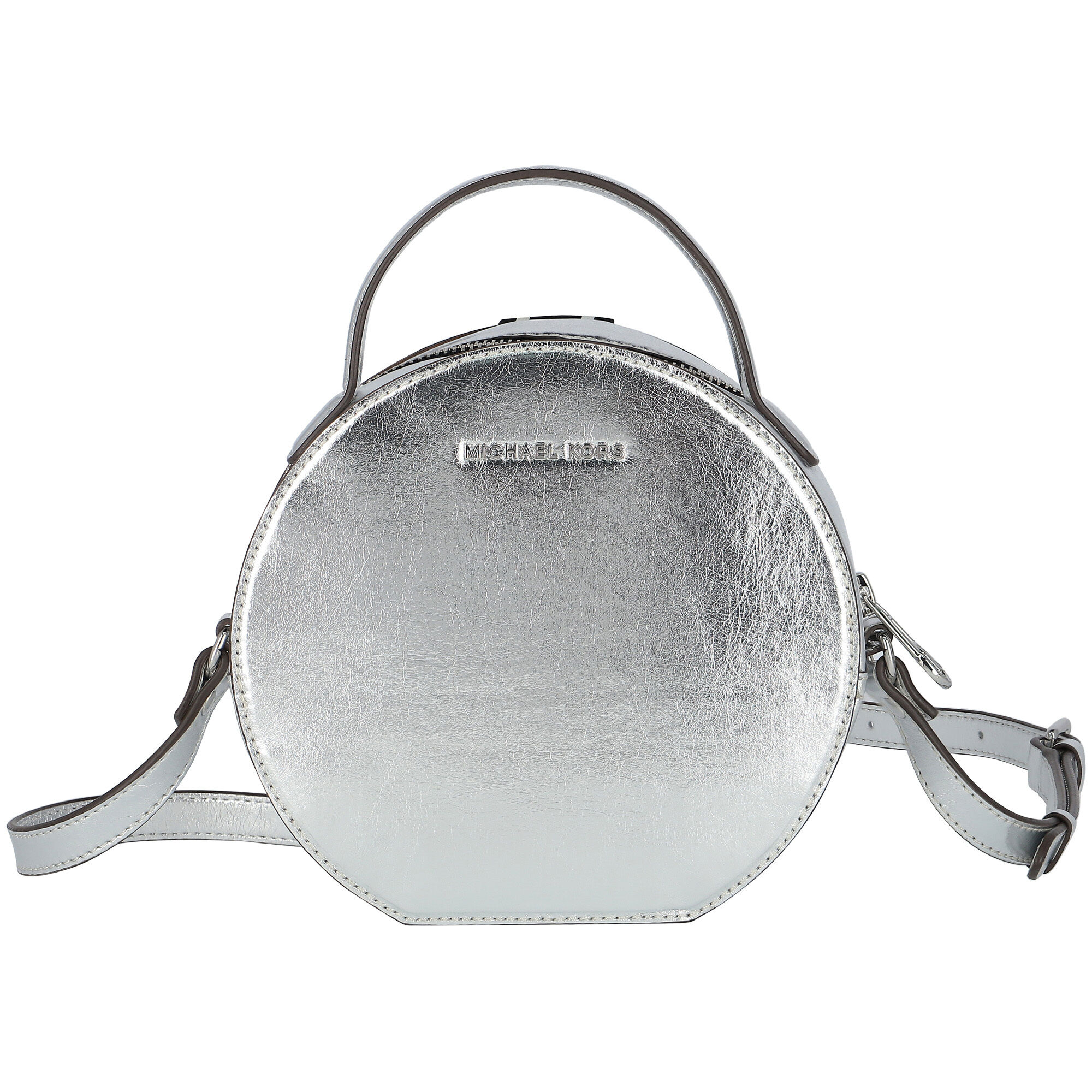 Silver circle bag on sale