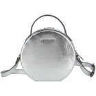Girls Silver Circle Shoulder Bag, 1, hi-res