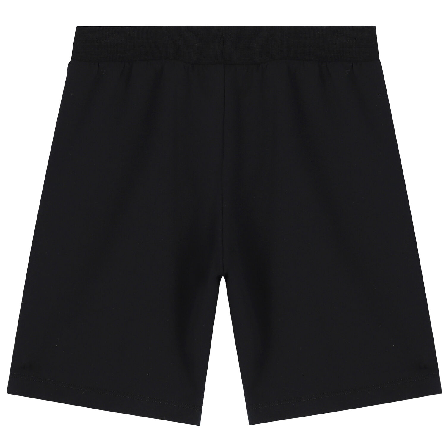 Boys Black Logo Shorts, 1, hi-res