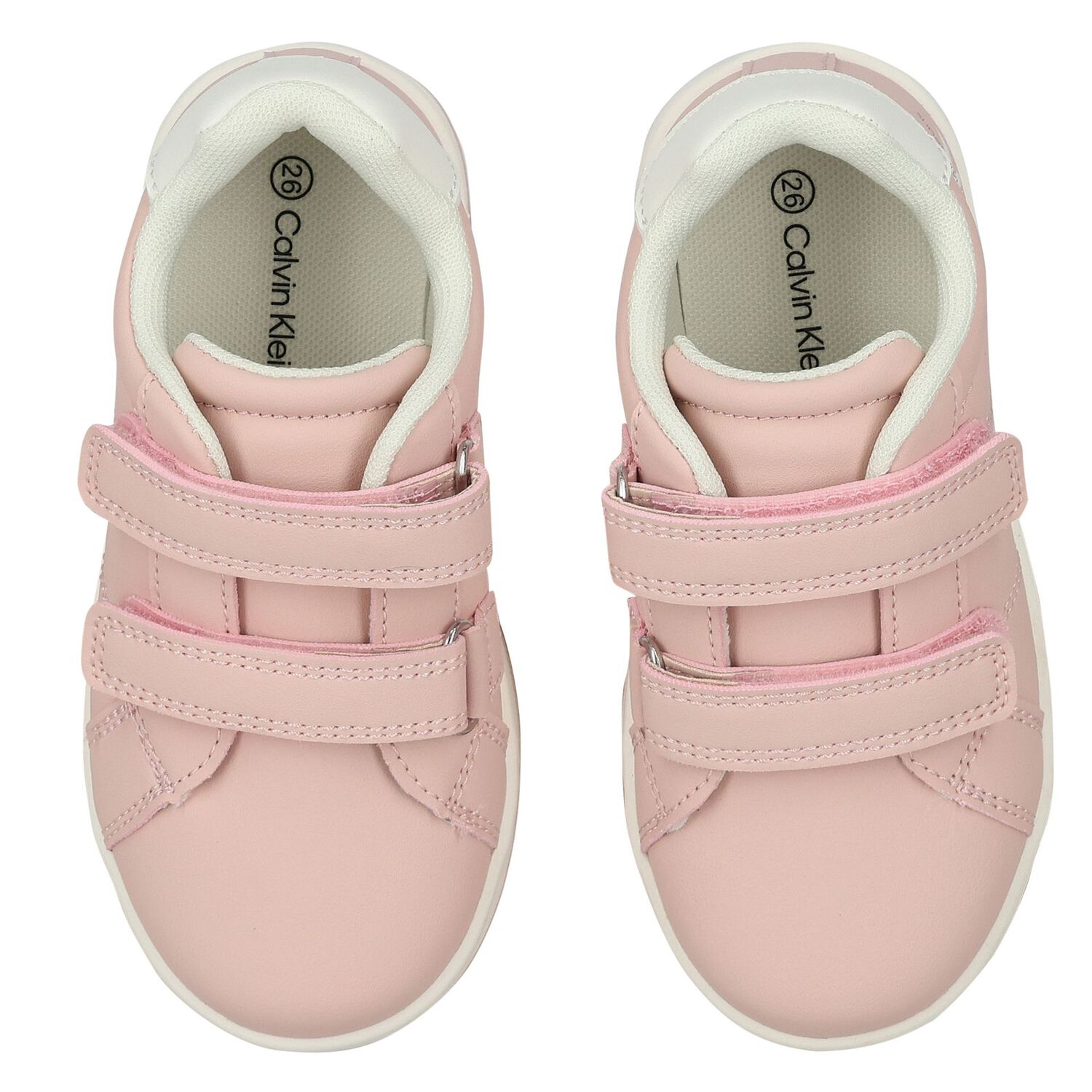 Girls Pink Logo Trainers, 1, hi-res