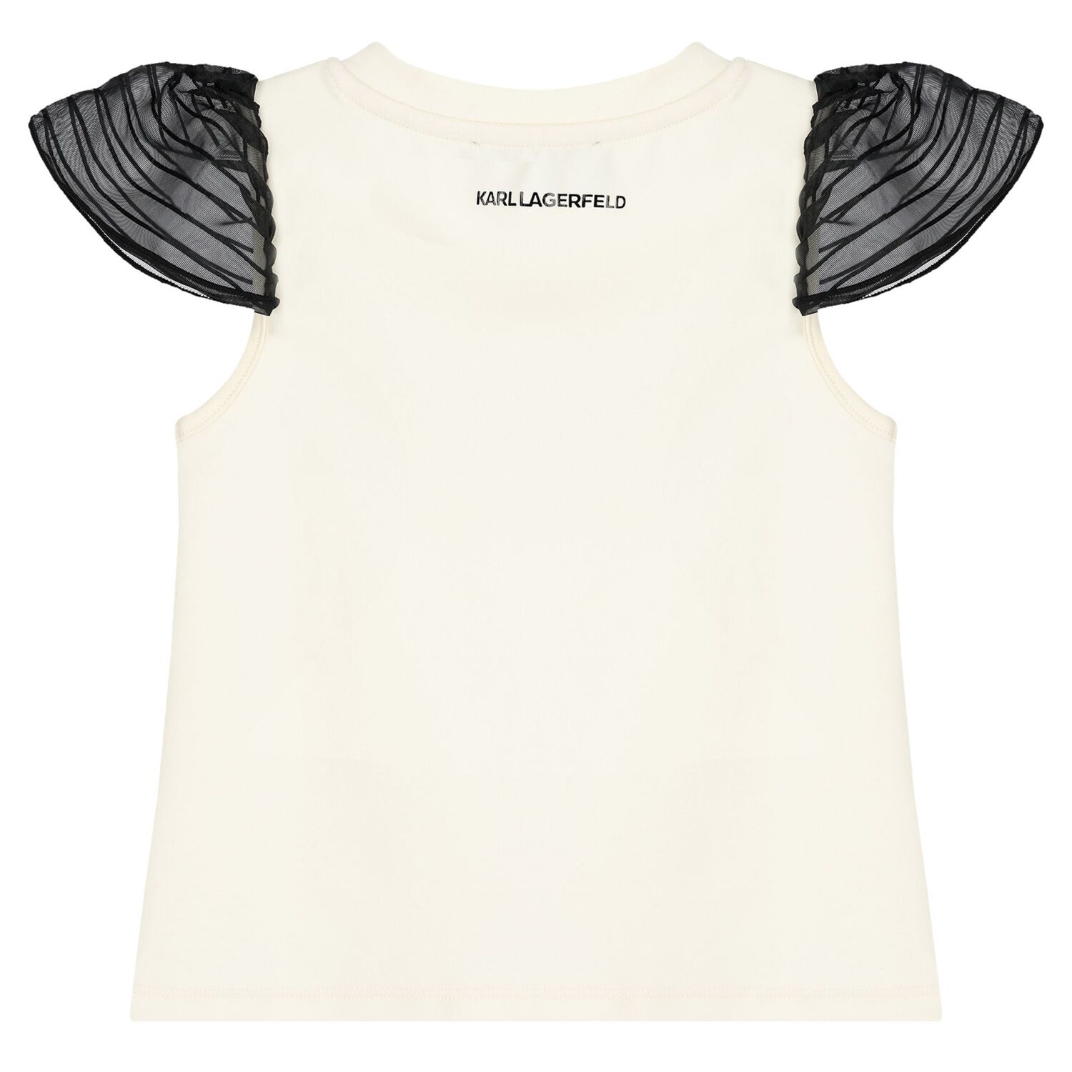 Girls Ivory Logo Top, 1, hi-res image number null
